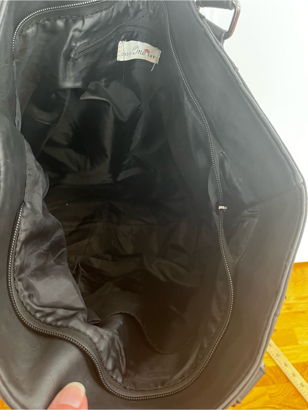 Black Studded Tote Bag - Picture 7 of 9